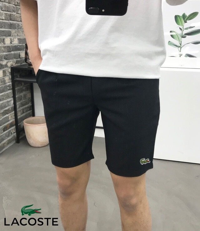 라코스테 쿨 린넨 5부 반바지