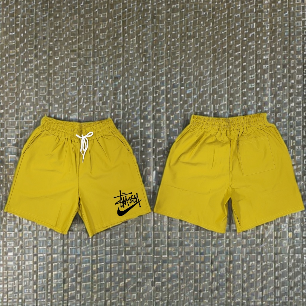 스투시 X 나이키 콜라보 아이스 밴딩 스판 반바지