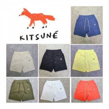 메종키츠네 폭스헤드 린넨 반바지