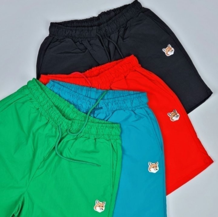 메종키츠네 폭스헤드 나일론 반바지