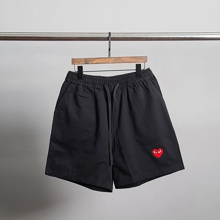 꼼데가르송 레드 와펜 5부 반바지