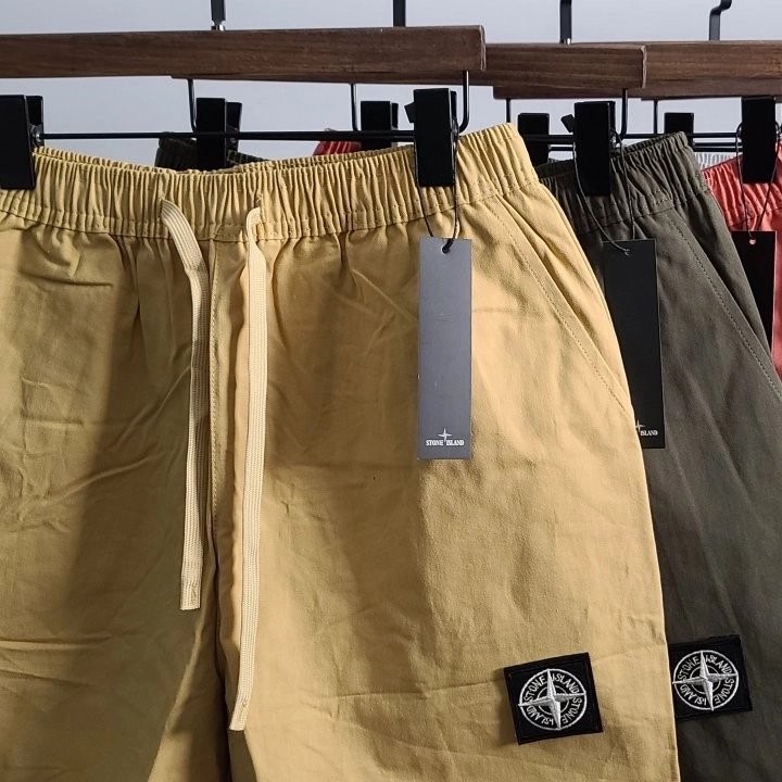 스톤아일랜드 사각 패치 5부 반바지