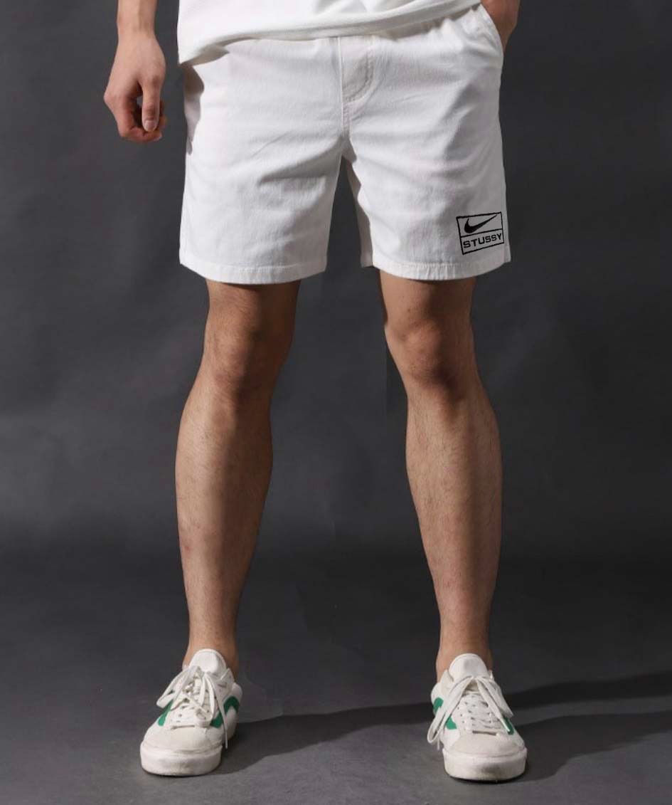 나이키 X 스투시 콜라보 스탠다드 면 스판 밴딩 반바지