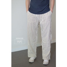 몽클레어 스트라이프 밴딩 팬츠 (바지)