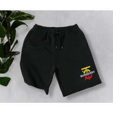 버버리 배색 로고 면 반바지