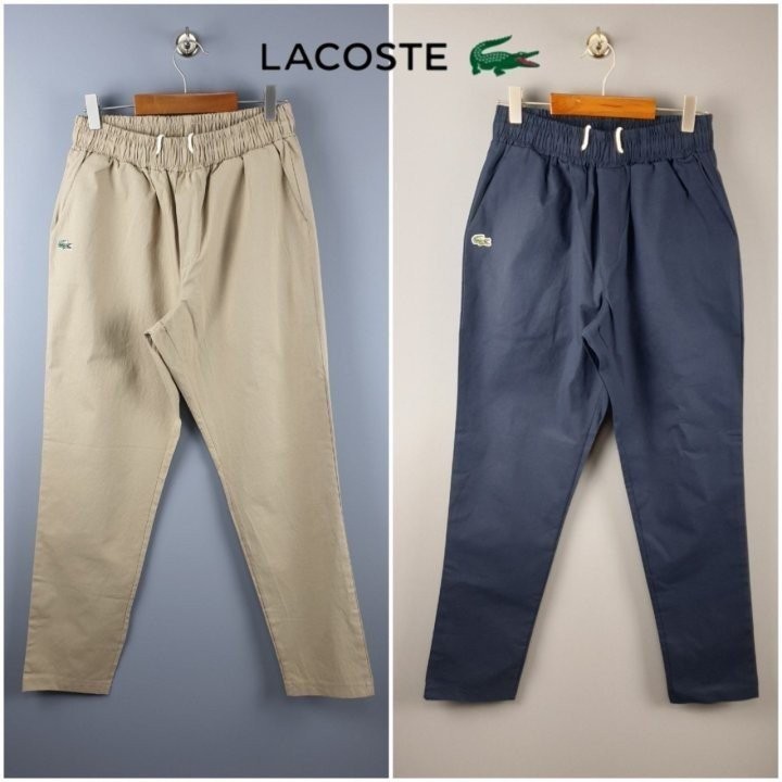 라코스테 썸머 코튼 베이직 밴딩 팬츠 (바지)