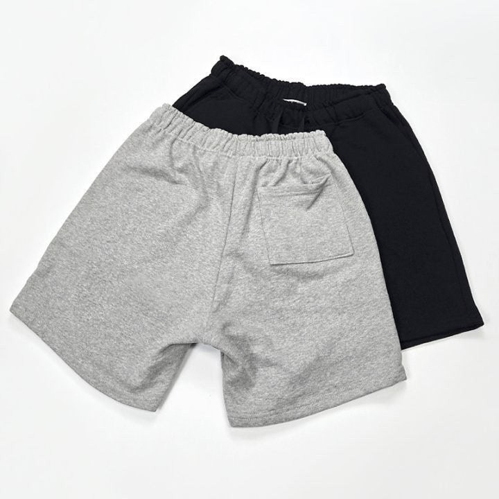 아미 레드 하트 하프 반바지