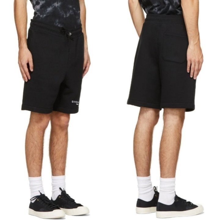 지방시 로고 쭈리 반바지