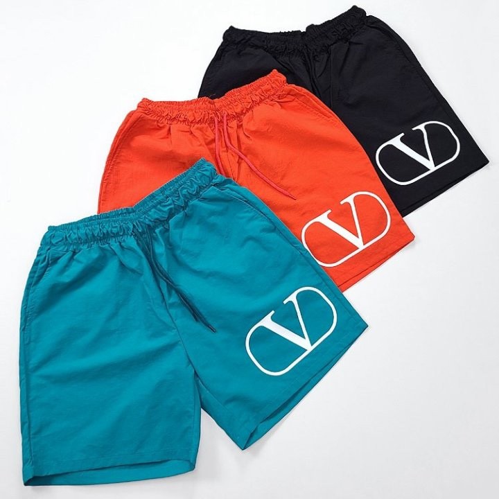 발렌티노 V로고 비치 반바지