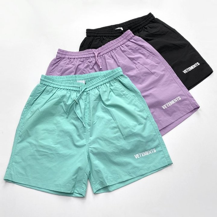 베트멍 더블 로고 비치 반바지