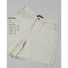 프라다 여성 소프닝 하프 반바지