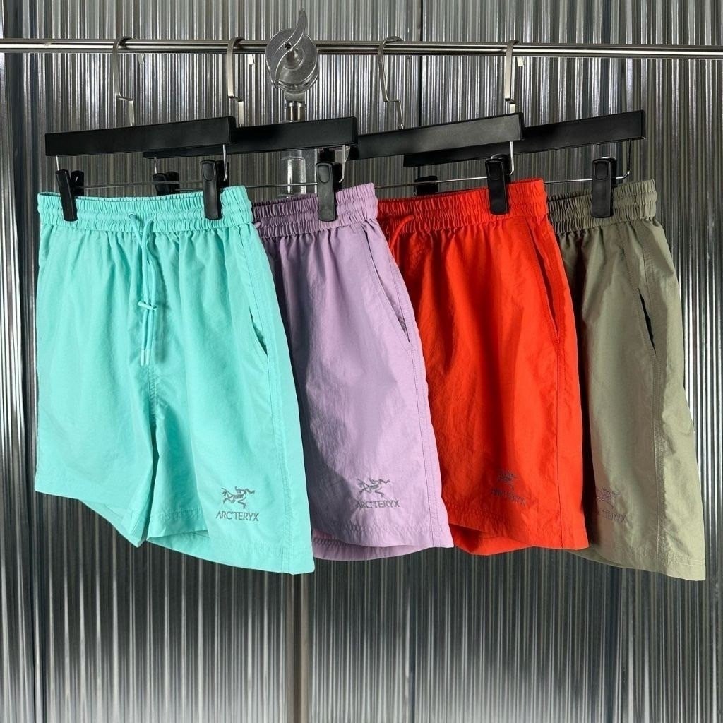 아크테릭스 자수 로고 스윔 반바지