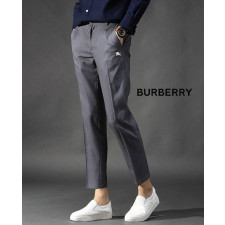 버버리 자수 로고 스판 9부 히든 슬랙스 (바지)
