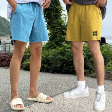 스톤아일랜드 샌드 워싱 피그먼트 코튼 반바지