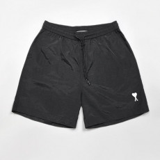 아미 화이트 로고 비치 반바지