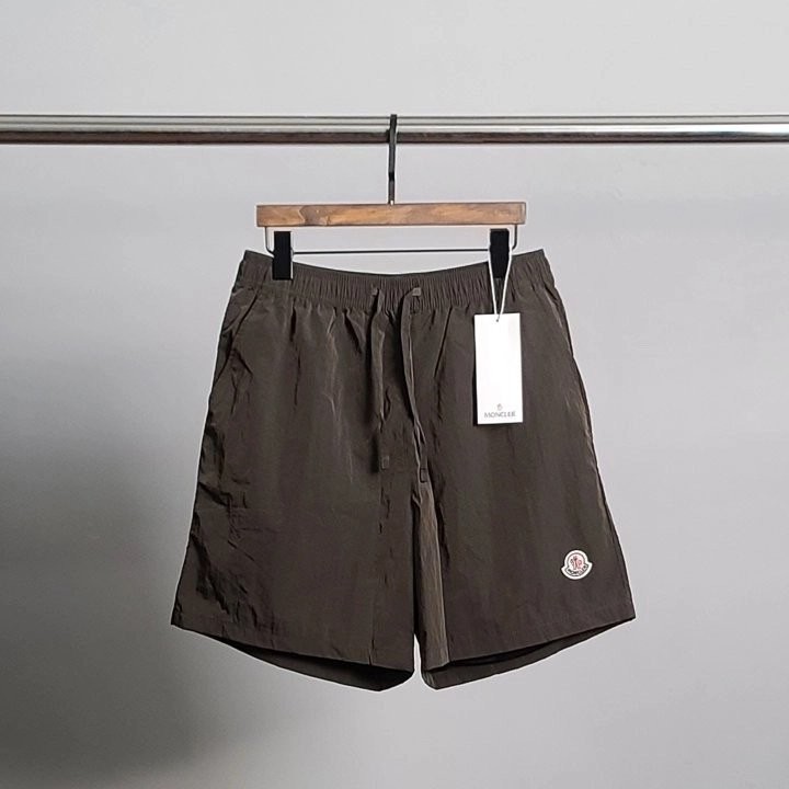 몽클레어 로고 와펜 나일론 5부 반바지