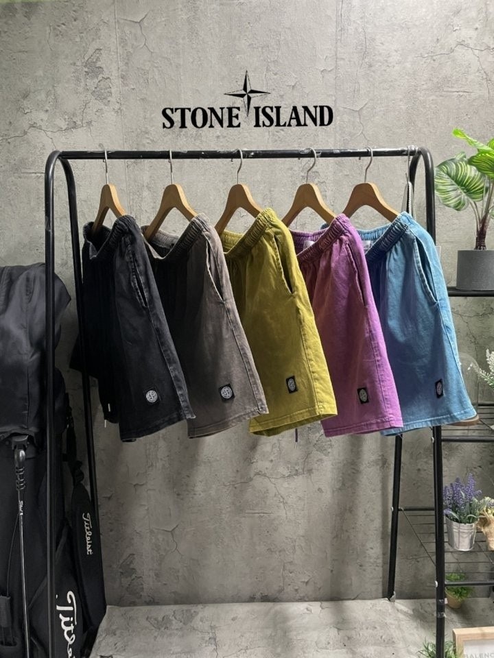 스톤아일랜드 빈티지 워싱 반바지