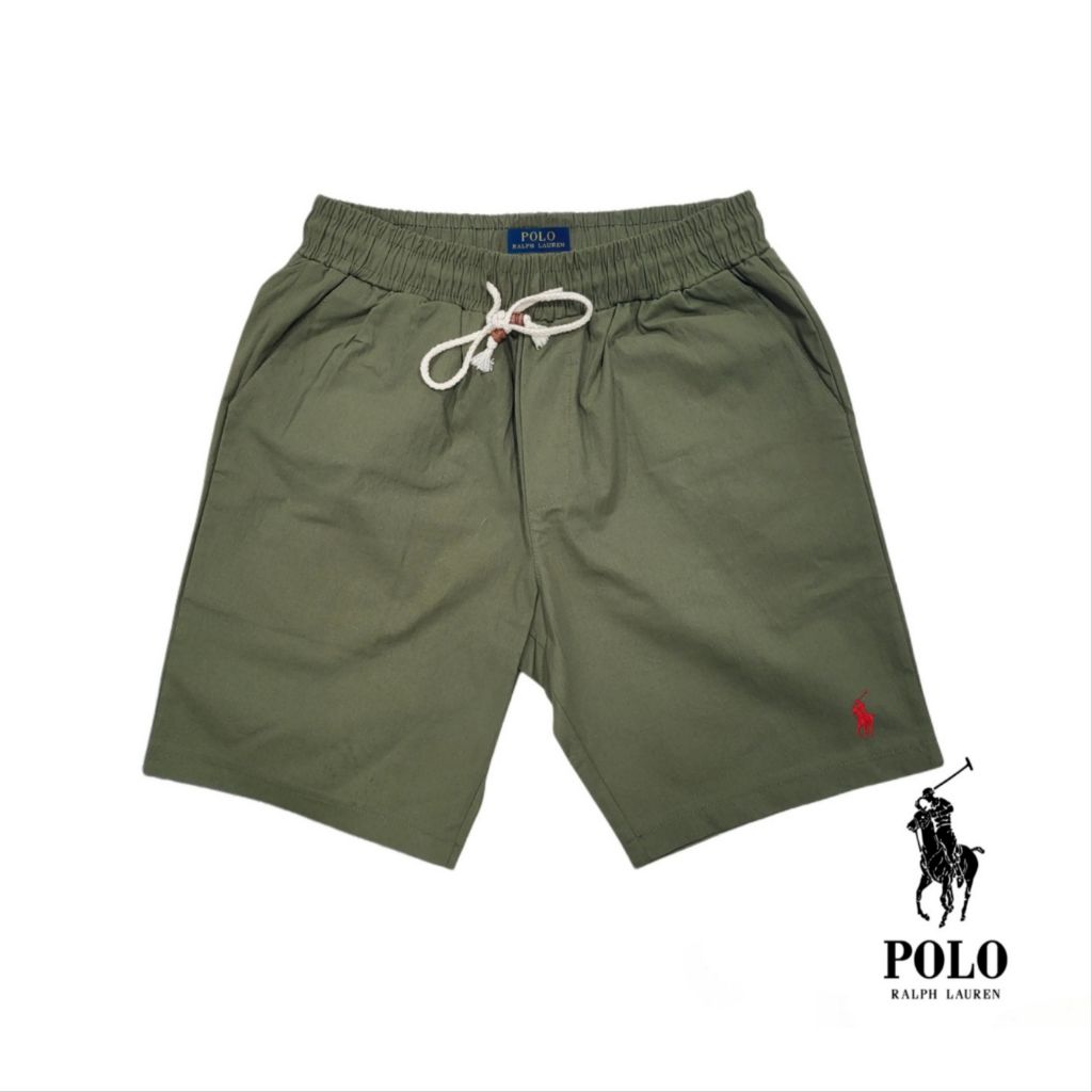 폴로 프렙스터 밴딩 면 반바지