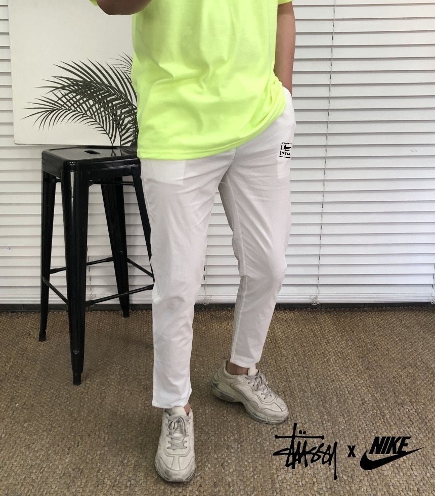 나이키 X 스투시 콜라보 워시드 플리스 밴딩 팬츠 (바지)