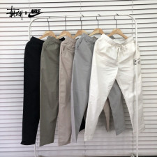 나이키 X 스투시 콜라보 워시드 플리스 밴딩 팬츠 (바지)