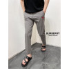버버리 레드 기사 자수 로고 아이스 슬랙스 (바지)