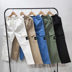 스톤아일랜드 펜 린넨 카고 스트레이트 팬츠 (바지)