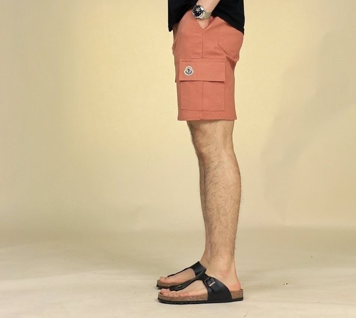 몽클레어 린넨 카고 포켓 반바지