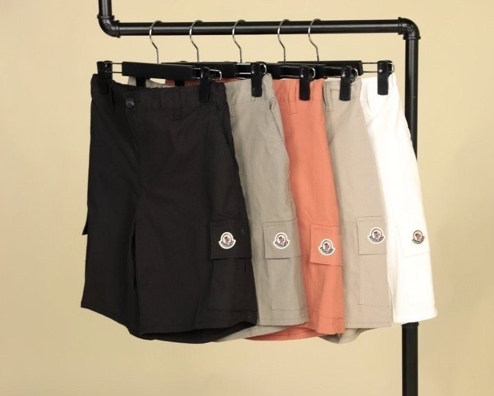 몽클레어 린넨 카고 포켓 반바지