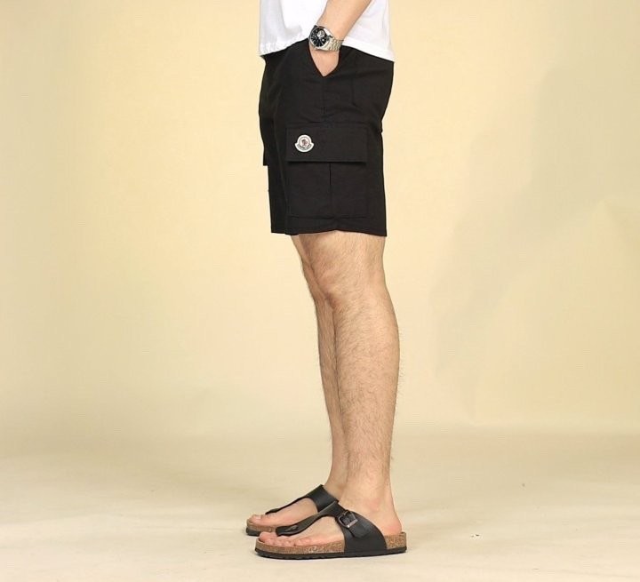 몽클레어 린넨 카고 포켓 반바지