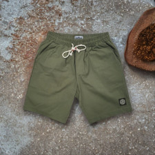 스톤아일랜드 사각 패치 끈 반바지