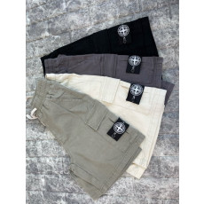 스톤아일랜드 밴딩 카고 하프 반바지