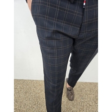 톰브라운 체크 슬렉스 네이비 (바지)