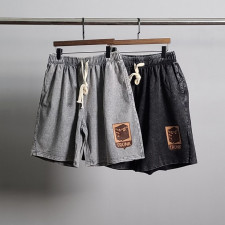 루이비통 트렁크 로고 피그먼트 하프 반바지