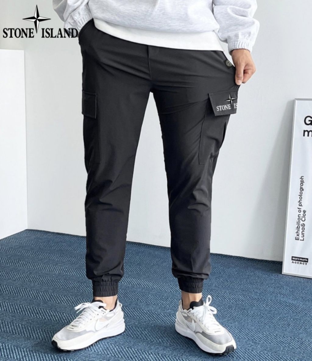 스톤아일랜드 스트레이트 카고 조거 팬츠 (바지)