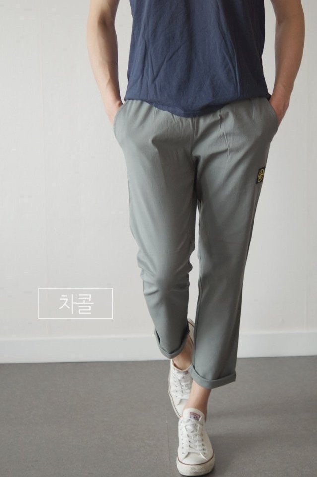 스톤아일랜드 린넨 스판 팬츠 (바지)