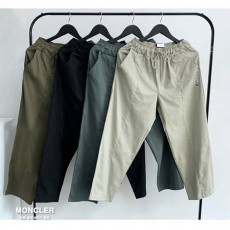 몽클레어 린넨 절개 와이드 팬츠 (바지)