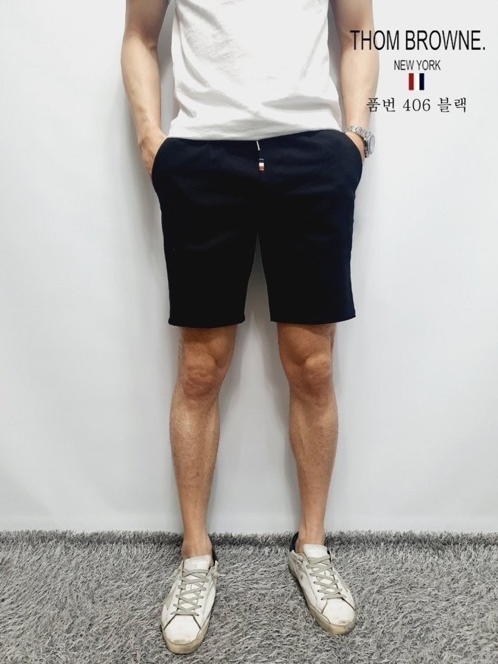 톰브라운 면 5부 반바지