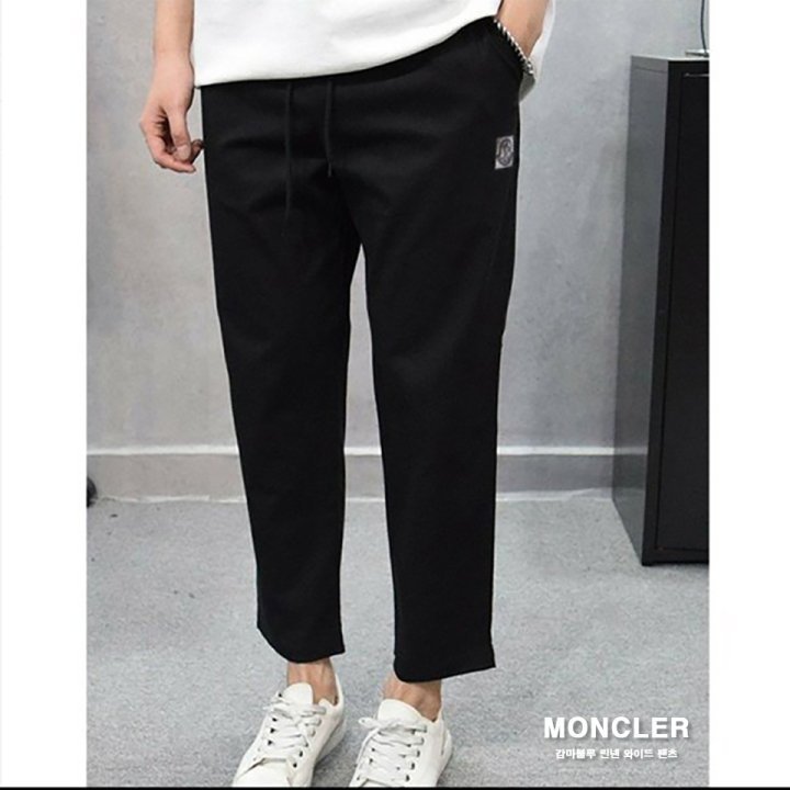 몽클레어 감마블루 린넨 와이드 팬츠 (바지)