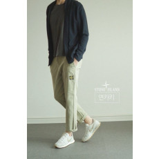 스톤아일랜드 면 밴딩 팬츠 (바지)