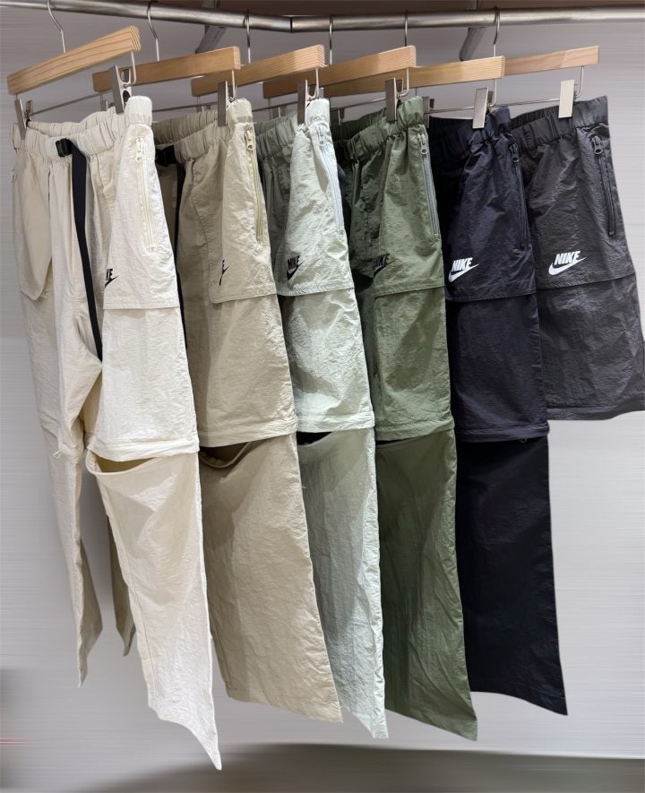 나이키 벨티드 지퍼 팬츠 (바지)