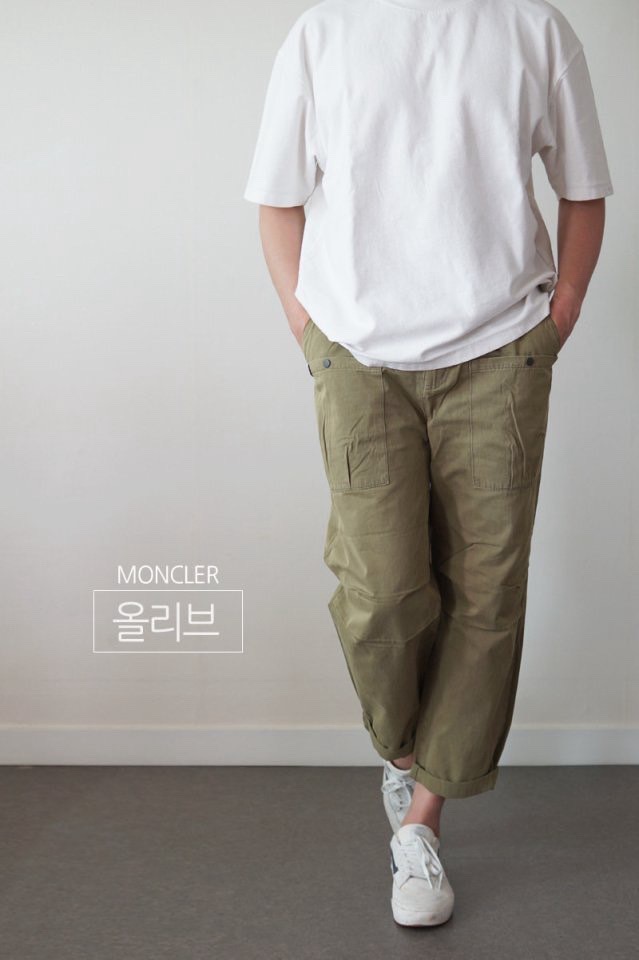 몽클레어 크롭 팬츠 (바지)