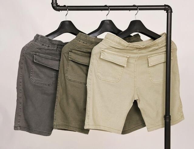 스톤아일랜드 가먼트 워싱 카고 빈틱 5부 반바지