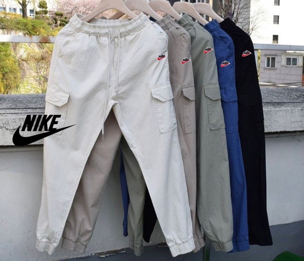 나이키 올드 패치 린넨 카고 조거 팬츠 (바지)