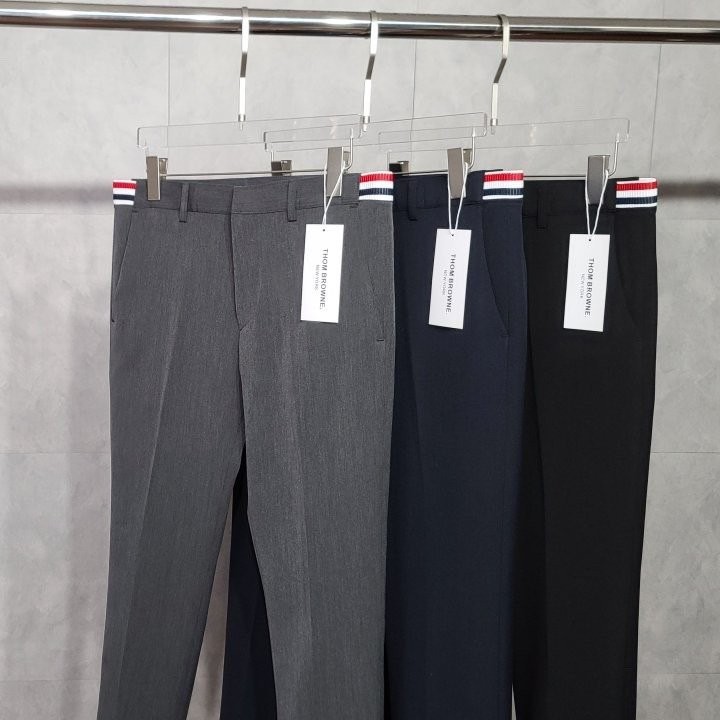 톰브라운 삼선 밴딩 베이직 슬랙스 팬츠 (바지)