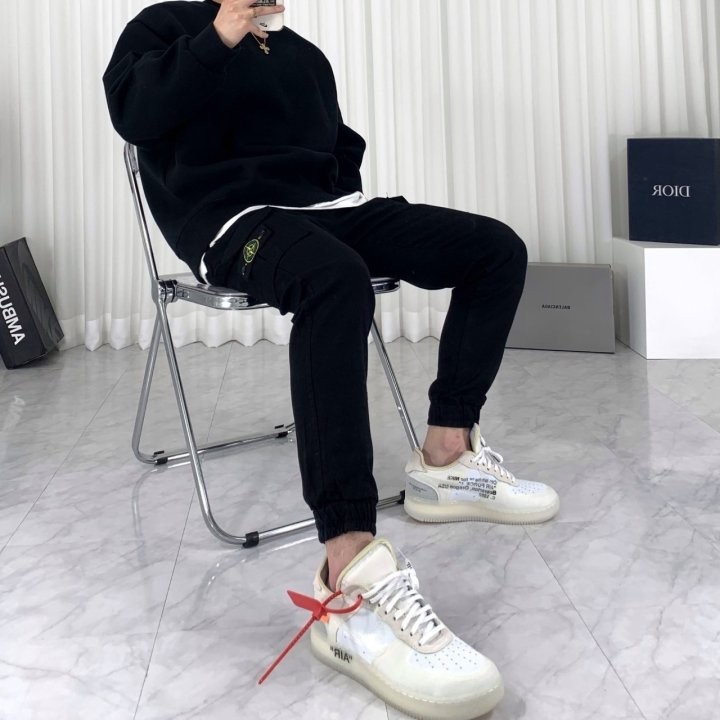 스톤아일랜드 워싱 카고 조거 팬츠 (바지)