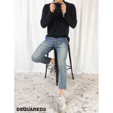 디스퀘어드2 청밴딩 데님진 청바지