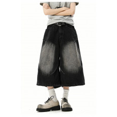 발렌시아가 절개 버뮤다 청 반바지