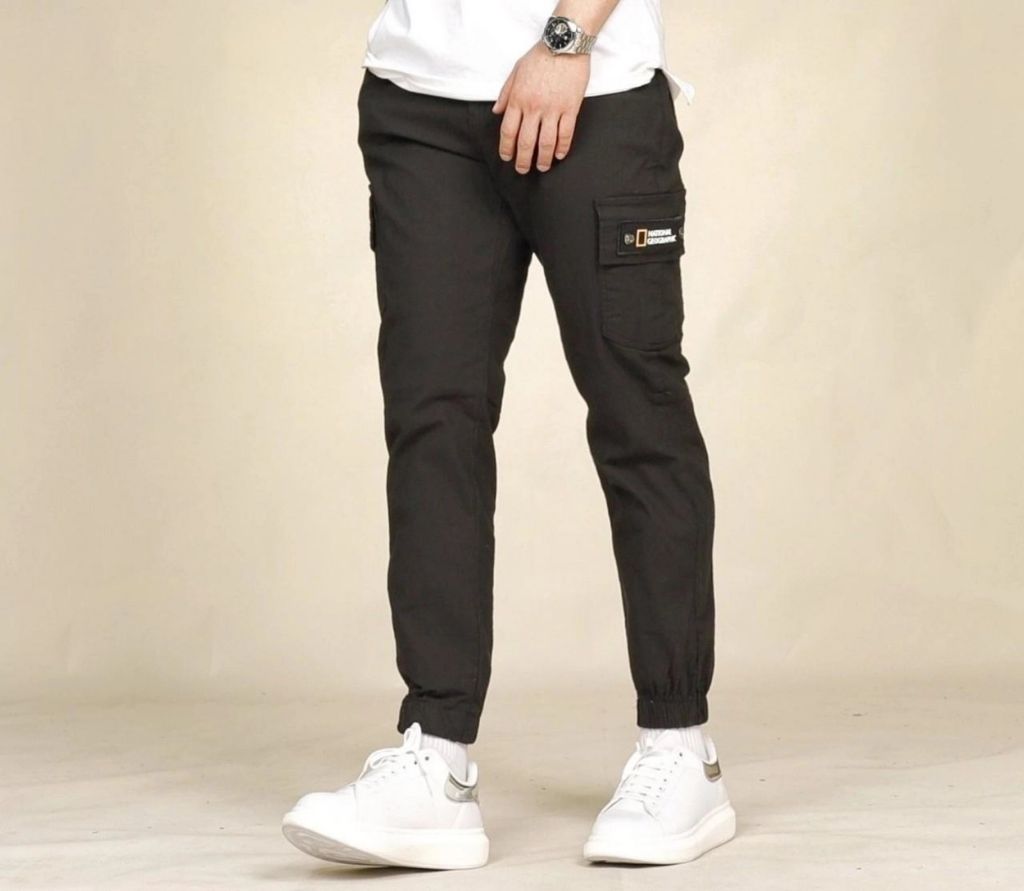 내셔널지오그래픽 와펜 간절기 카고 조거 팬츠 (바지)