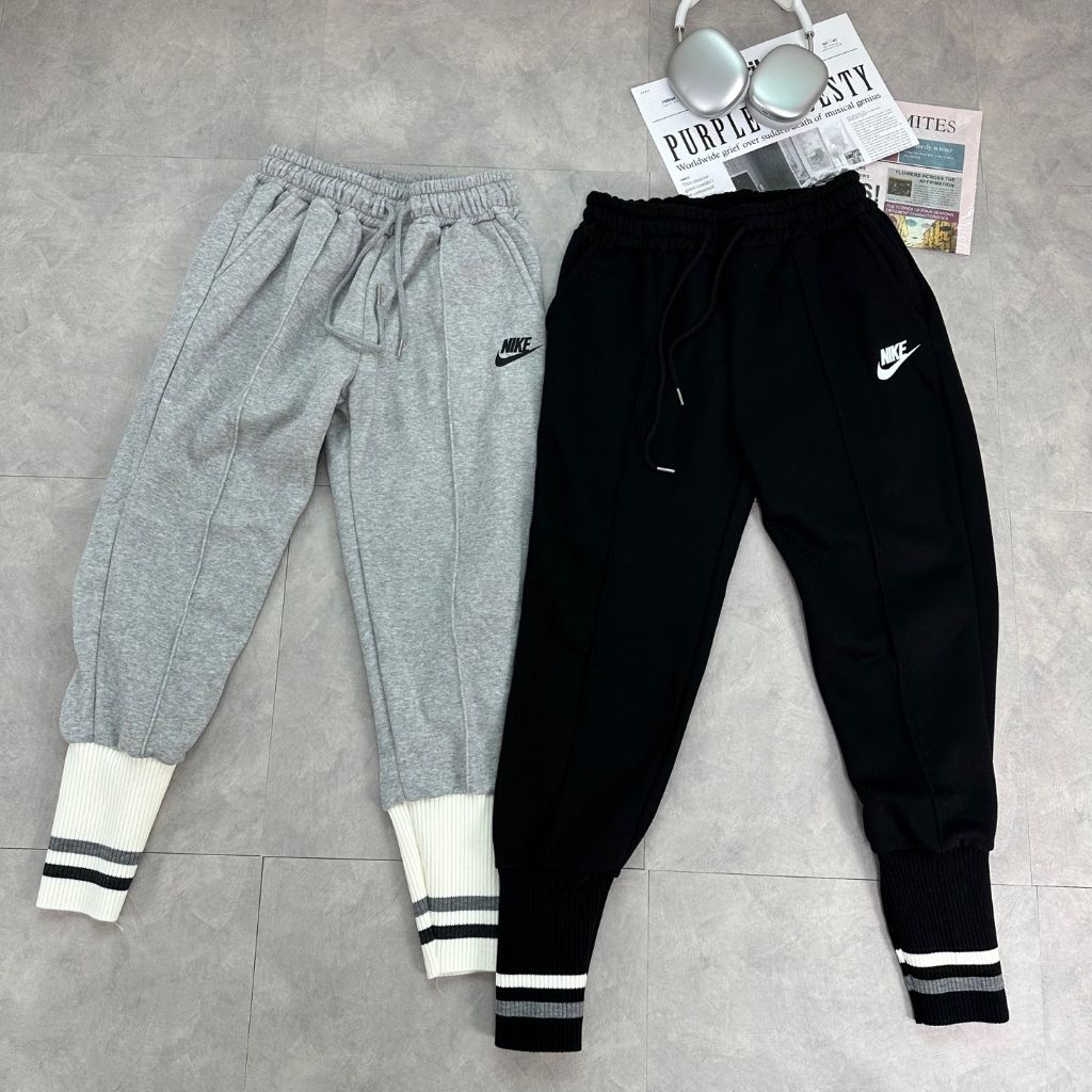 나이키 면 삭스 두줄 조거 팬츠 (바지)