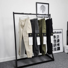 스톤아일랜드 반밴딩 카고 조거 팬츠 (바지)